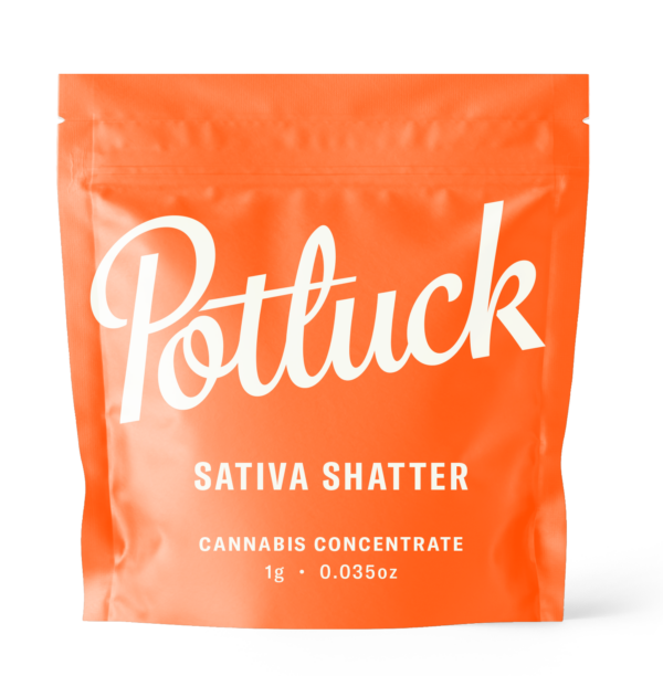 Potluck - Sativa Shatter - cannabis Concentrate | Speed Greens Canada