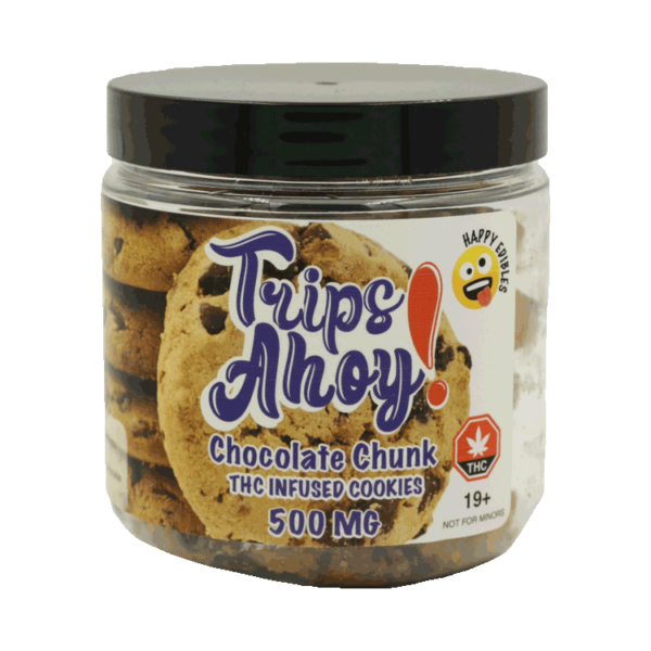 Trips Ahoy – Chocolate Chunk THC Infused Cookies – 500mg | Speed Greens Canada