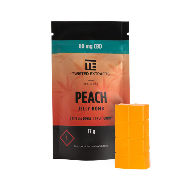 Twisted Extracts – Peach Jelly Bombs – CBD | Speed Greens Canada