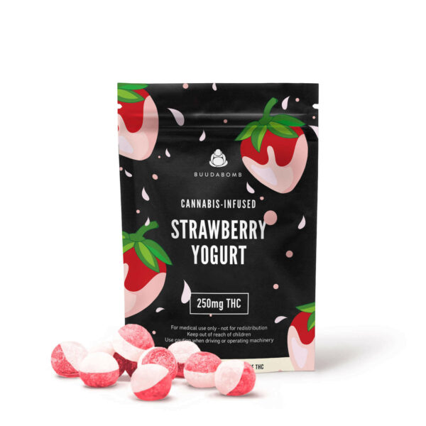 Buudabomb – Strawberry Yogurt Explosion – 250mg THC | Speed Greens Canada