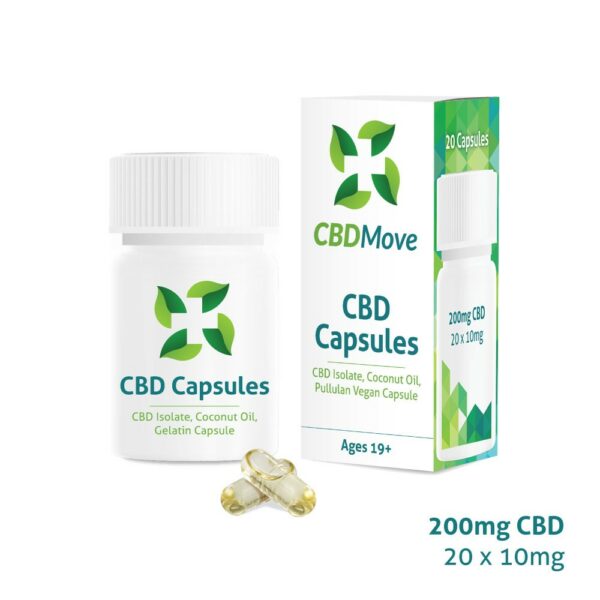 CBD Move – CBD Capsules – 200mg CBD | Speed Greens Canada