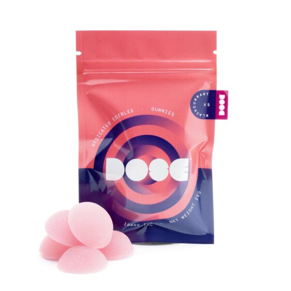 Dose Edibles Gummies – Blackcurrant | Speed Greens Canada