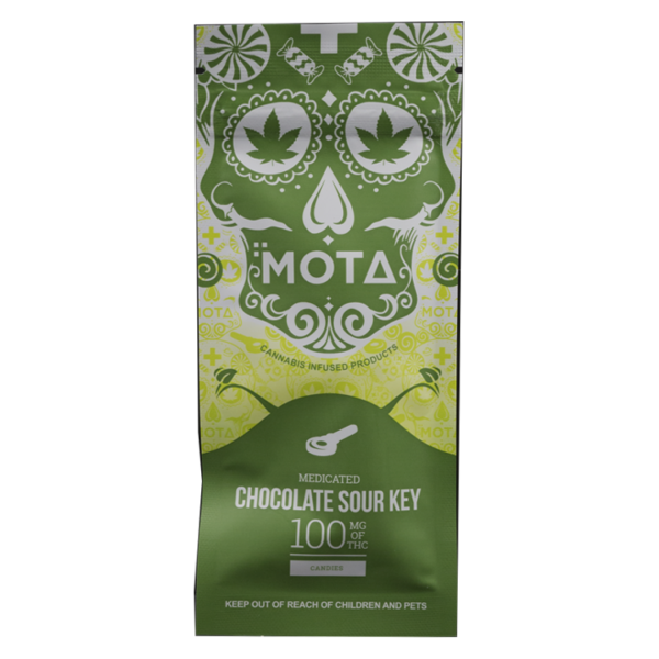 MOTA Edibles – Chocolate Sour Key – 100mg THC | Speed Greens Canada