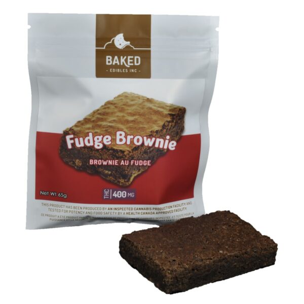 Baked Edibles – Fudge Brownie 400mg THC | Speed Greens Canada