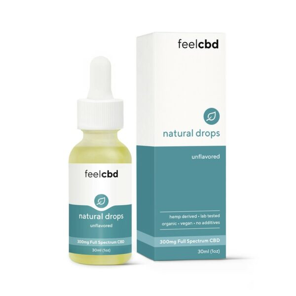 FeelCBD – Natural Drops – CBD Tincture 300mg | Speed Greens Canada