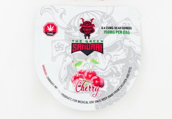 The Green Samurai – Cherry Gummies – 150mg | Speed Greens Canada
