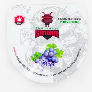 The Green Samurai – Grape Gummies – 150mg | Speed Greens Canada