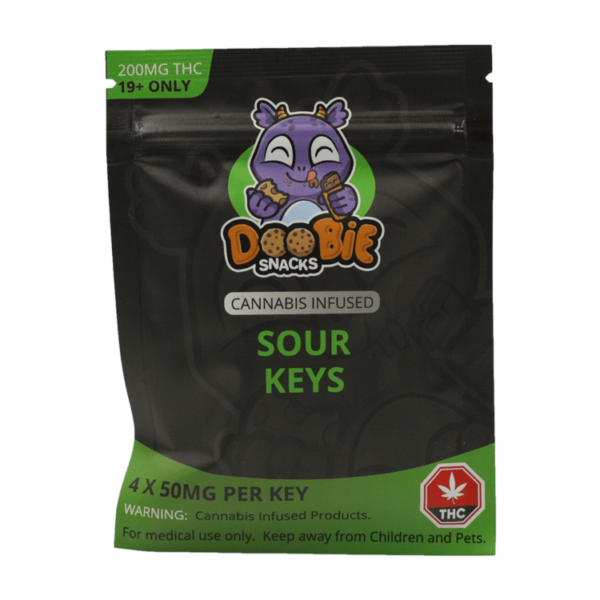 Doobie Snacks – CBD Sour Gummy Bears – 150mg CBD | Speed Greens Canada