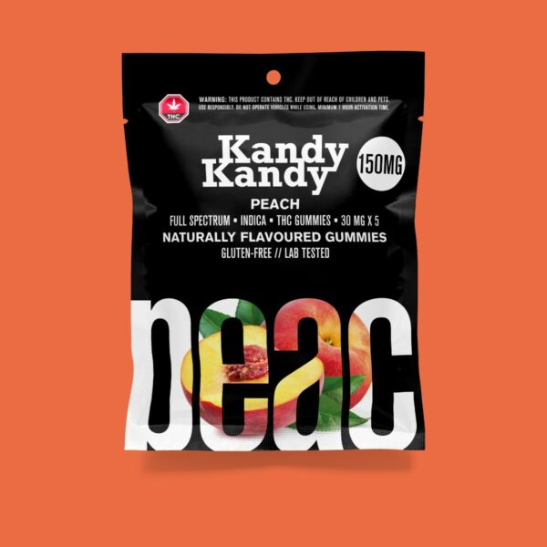 Kandy Kandy – Peach Gummies | Speed Greens Canada