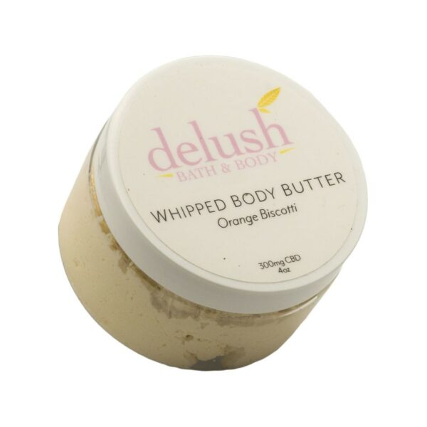 Delush Bath and Body – Whipped Body Butter – Orange Dreamsicle 300mg CBD | Speed Greens Canada