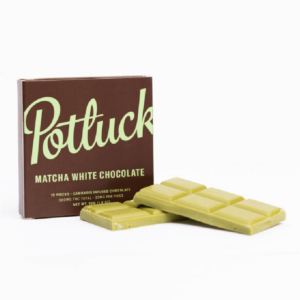 Potluck – Infused Chocolate – Matcha White Chocolate – 300mg THC | Speed Greens Canada