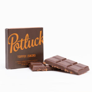 Potluck – Infused Chocolate – Toffee (Skor) – 300mg THC | Speed Greens Canada