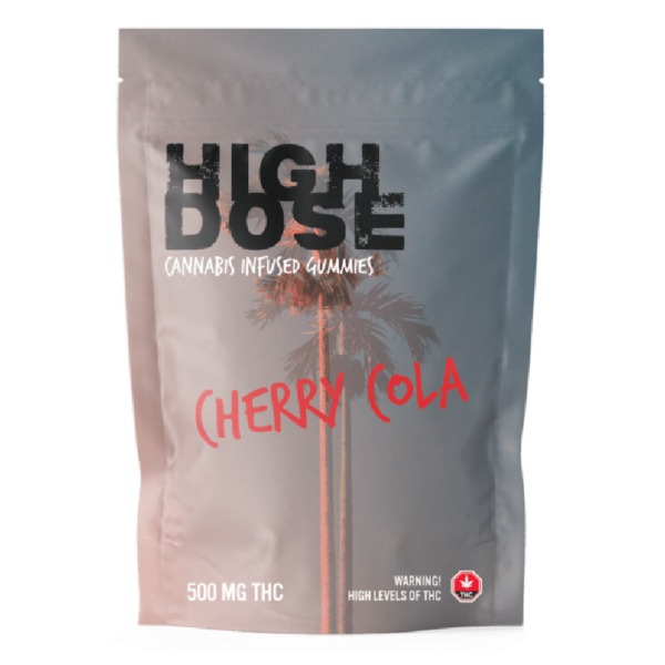 High Dose – cannabis Infused Gummies – Cherry Cola – 500mg/1500mg | Speed Greens Canada