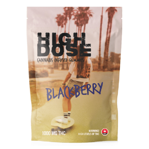 High Dose – cannabis Infused Gummies – Blackberry – 1000mg/1500mg | Speed Greens Canada