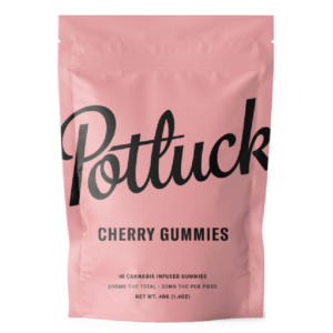 Potluck Extracts – Cherry Gummies – 200mg THC | Speed Greens Canada