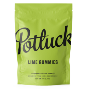 Potluck Extracts – Lime Gummies (CBD) – 200mg | Speed Greens Canada