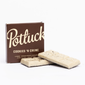 Potluck – Infused Chocolate – Cookies & Cream – 300mg THC | Speed Greens Canada