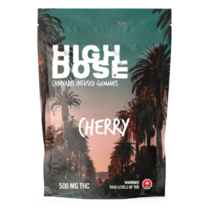 High Dose – cannabis Infused Gummies – Cherry – 500mg/1000mg | Speed Greens Canada