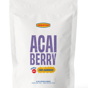 OneStop – Açai Berry CBD Gummies 500mg | Speed Greens Canada