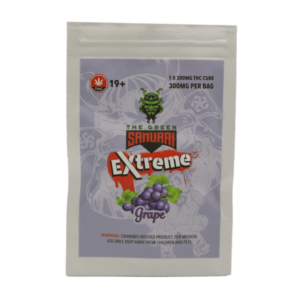 Green Samurai Extreme – Grape Gummy – 300mg THC | Speed Greens Canada