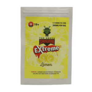 Green Samurai Extreme – Lemon Gummy – 300mg THC | Speed Greens Canada